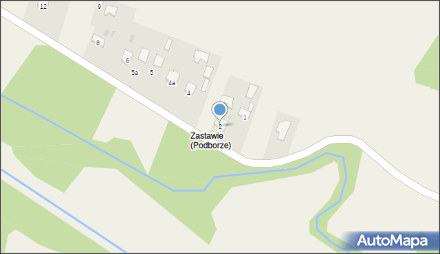 Podborze, Podborze, 2, mapa Podborze