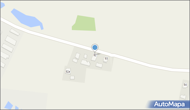 Podborze, Podborze, 92, mapa Podborze