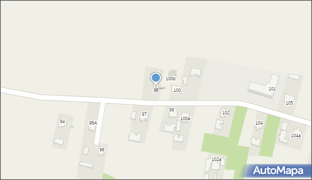 Podborze, Podborze, 98, mapa Podborze