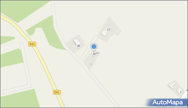 Podcibórz, Podcibórz, 1a, mapa Podcibórz