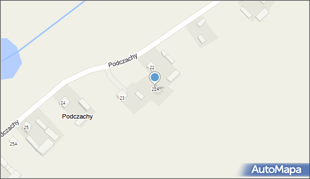 Podczachy, Podczachy, 22A, mapa Podczachy