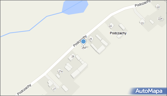 Podczachy, Podczachy, 25A, mapa Podczachy