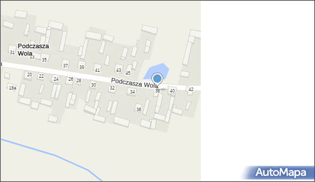 Podczasza Wola, Podczasza Wola, 38, mapa Podczasza Wola