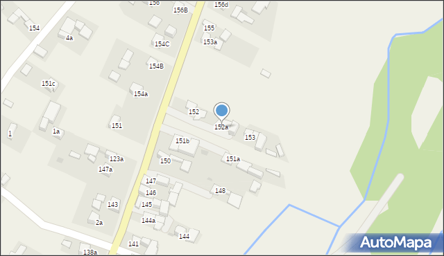 Podczerwone, Podczerwone, 152a, mapa Podczerwone