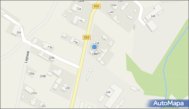 Podczerwone, Podczerwone, 236b, mapa Podczerwone