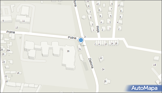 Poddębice, Polna, 38, mapa Poddębice