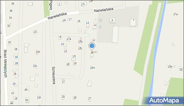 Poddębie, Poddębie, 16, mapa Poddębie