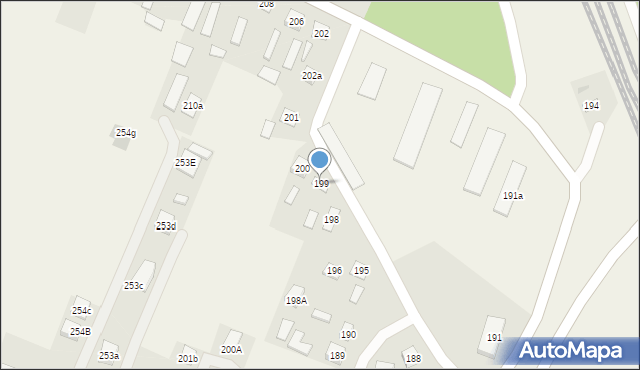 Podebłocie, Podebłocie, 199, mapa Podebłocie