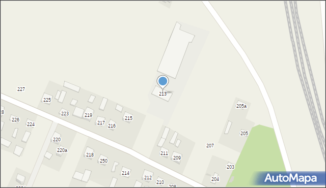 Podebłocie, Podebłocie, 213, mapa Podebłocie