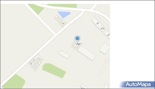 Podedwórze, Podedwórze, 47E, mapa Podedwórze