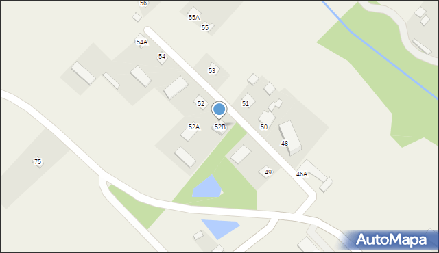 Podedwórze, Podedwórze, 52B, mapa Podedwórze