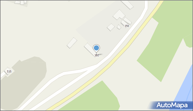 Podegrodzie, Podegrodzie, 360, mapa Podegrodzie