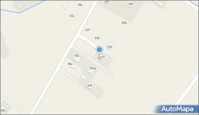 Podegrodzie, Podegrodzie, 412, mapa Podegrodzie