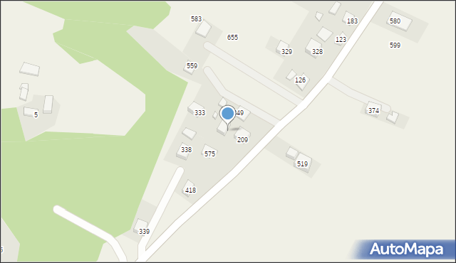 Podegrodzie, Podegrodzie, 428, mapa Podegrodzie