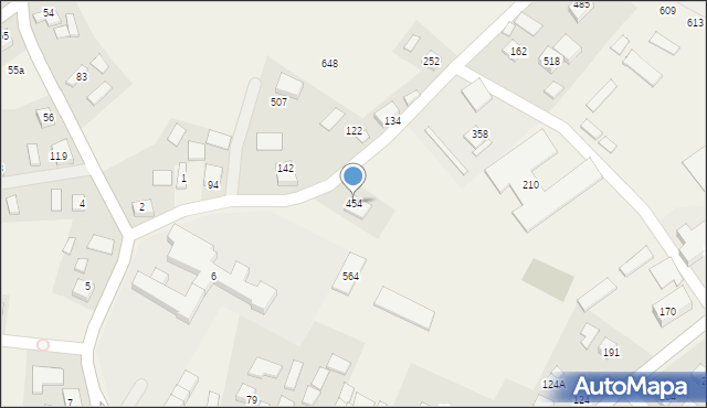 Podegrodzie, Podegrodzie, 454, mapa Podegrodzie