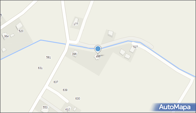 Podegrodzie, Podegrodzie, 496, mapa Podegrodzie