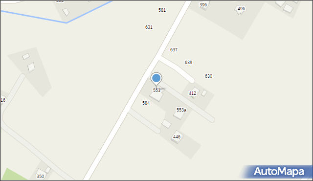 Podegrodzie, Podegrodzie, 553, mapa Podegrodzie