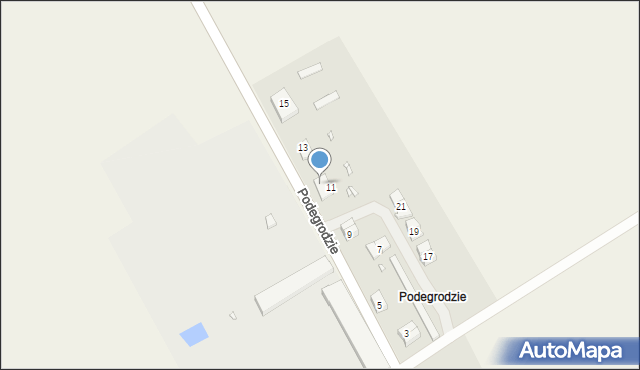 Podegrodzie, Podegrodzie, 11a, mapa Podegrodzie