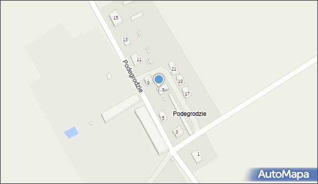 Podegrodzie, Podegrodzie, 7A, mapa Podegrodzie