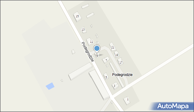 Podegrodzie, Podegrodzie, 9, mapa Podegrodzie