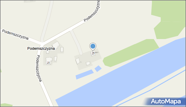 Podemszczyzna, Podemszczyzna, 15, mapa Podemszczyzna