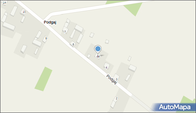 Podgaj, Podgaj, 4a, mapa Podgaj