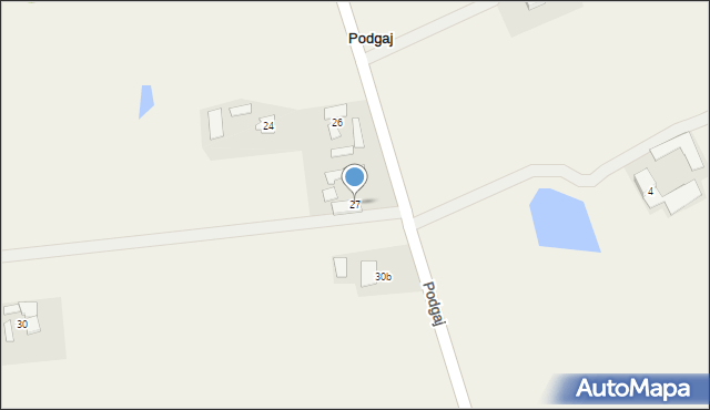 Podgaj, Podgaj, 27, mapa Podgaj