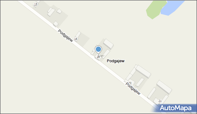 Podgajew, Podgajew, 18, mapa Podgajew