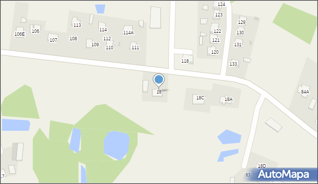 Podgłębokie, Podgłębokie, 18, mapa Podgłębokie