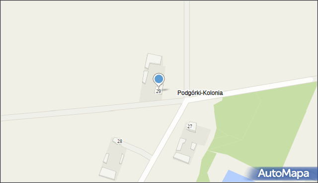 Podgórki, Podgórki, 29, mapa Podgórki