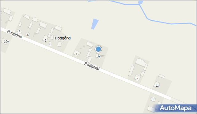 Podgórki, Podgórki, 2b, mapa Podgórki