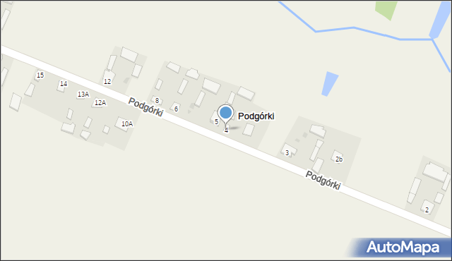 Podgórki, Podgórki, 4, mapa Podgórki