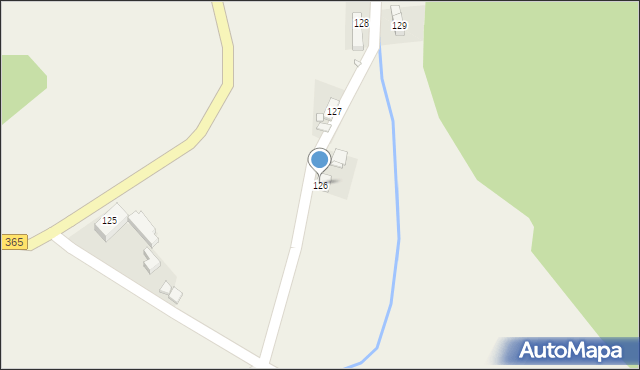 Podgórki, Podgórki, 126, mapa Podgórki