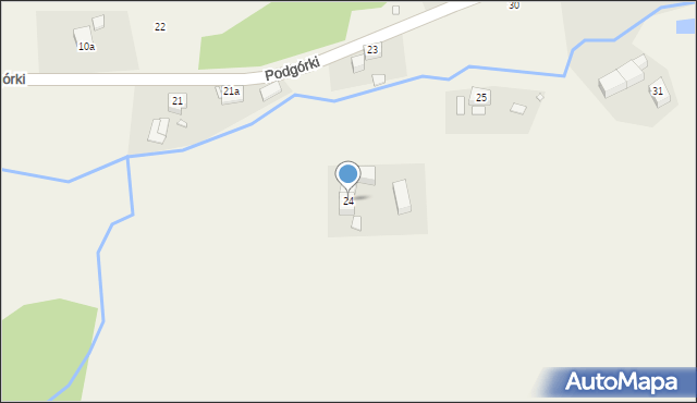 Podgórki, Podgórki, 24, mapa Podgórki