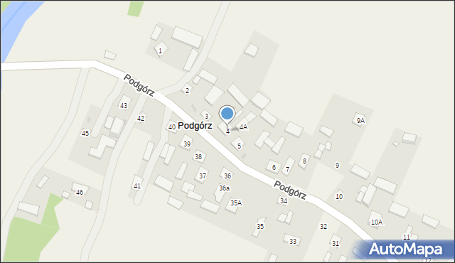 Podgórz, Podgórz, 4, mapa Podgórz