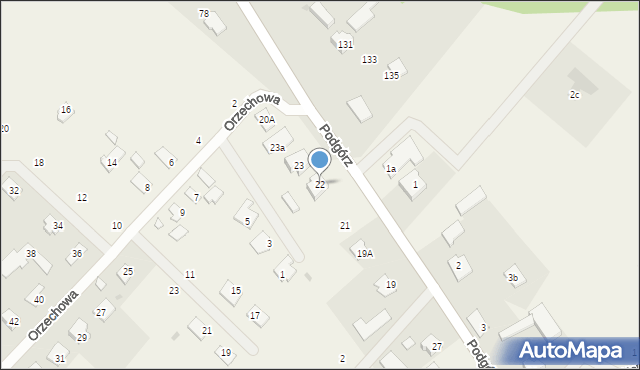 Podgórz, Podgórz, 22, mapa Podgórz