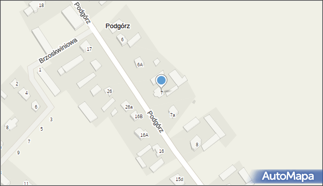 Podgórz, Podgórz, 7, mapa Podgórz