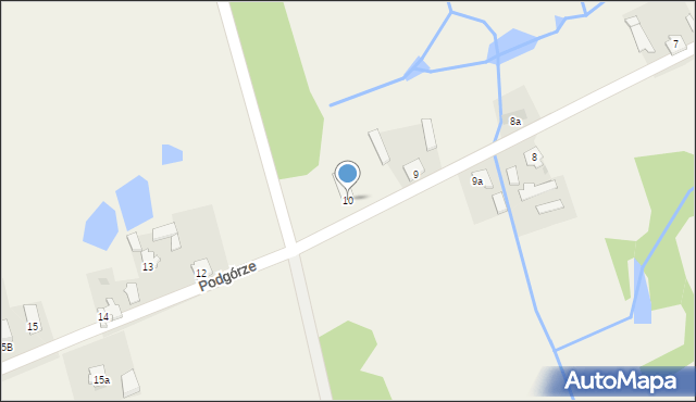 Podgórze, Podgórze, 10, mapa Podgórze