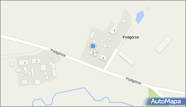 Podgórze, Podgórze, 4, mapa Podgórze