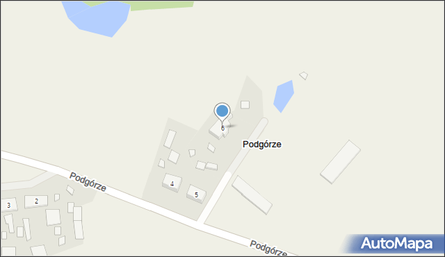 Podgórze, Podgórze, 6, mapa Podgórze