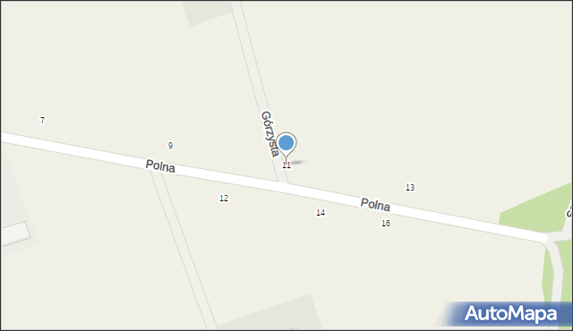 Podgórze, Polna, 11, mapa Podgórze