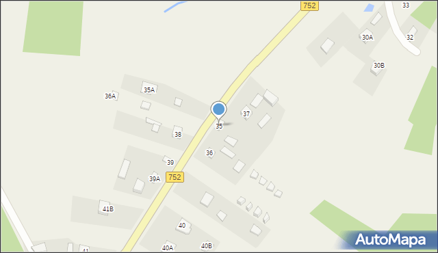 Podgórze, Podgórze, 35, mapa Podgórze