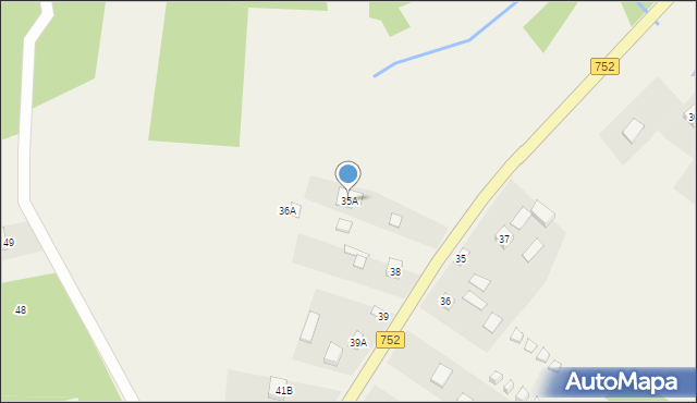 Podgórze, Podgórze, 35A, mapa Podgórze