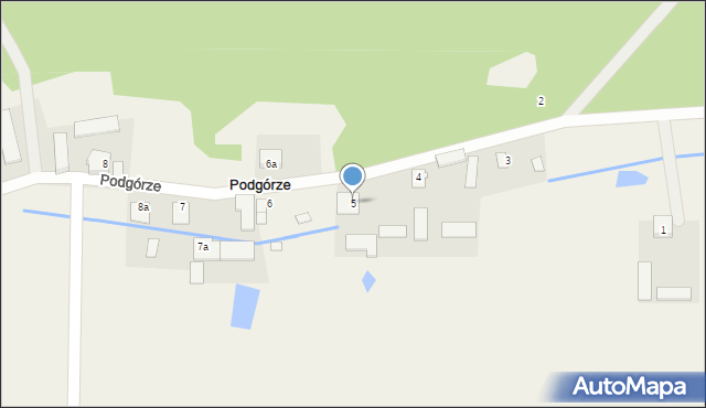 Podgórze, Podgórze, 5, mapa Podgórze