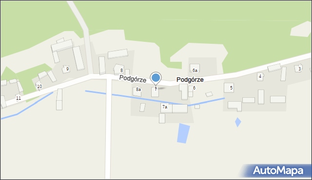 Podgórze, Podgórze, 7, mapa Podgórze