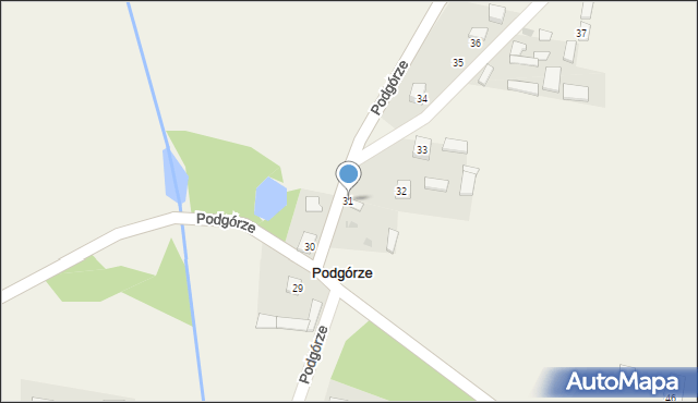 Podgórze, Podgórze, 31, mapa Podgórze