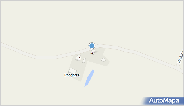 Podgórze, Podgórze, 4, mapa Podgórze