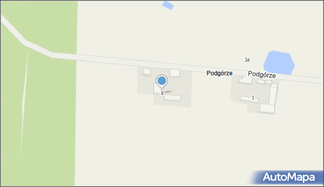 Podgórze, Podgórze, 4, mapa Podgórze