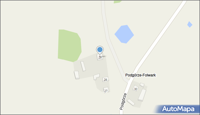 Podgórze, Podgórze, 29, mapa Podgórze