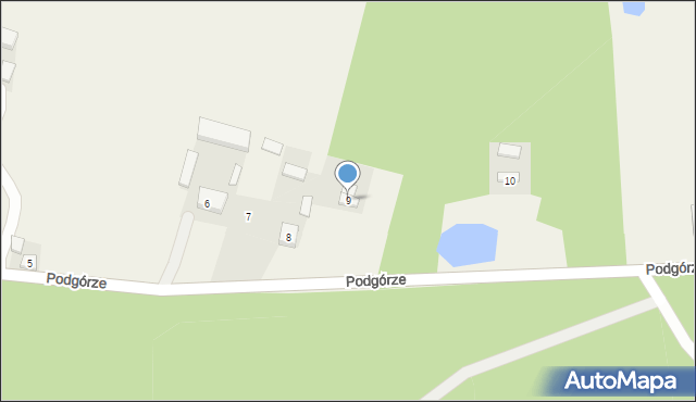 Podgórze, Podgórze, 9, mapa Podgórze